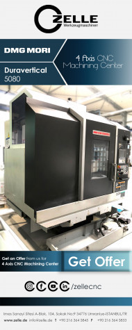 DMG MORI Duravertical 5080 - 4 Axis CNC Machining Center