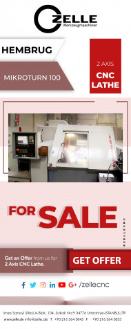HEMBRUG MIKROTURN 100 - 2 AXIS CNC LATHE