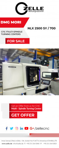 DMG MORI NLX 2500 SY / 700  - CNC MULTI-SPINDLE TURNING CENTER